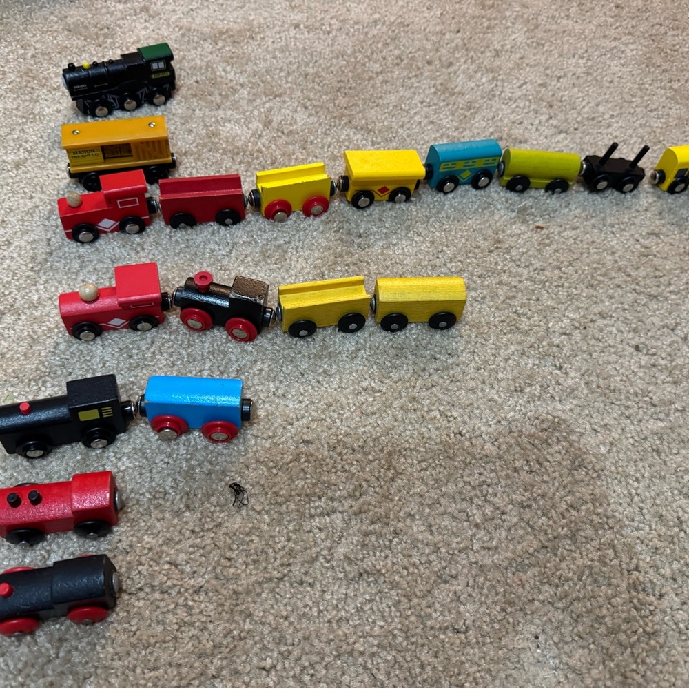 Colorful Wooden Train Set for Kids